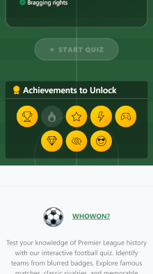 Achievements Unlocked on mobile