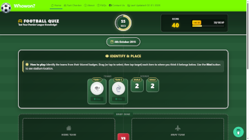 Game Interface on desktop