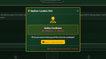 Hint Modal on desktop