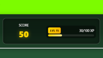 Score Panel on desktop